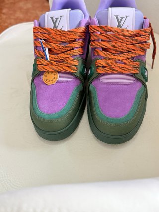 Zapatillas Louis Vuitton Morado y Verde