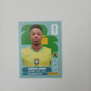 Cromo Vinicius Junior Brasil Panini