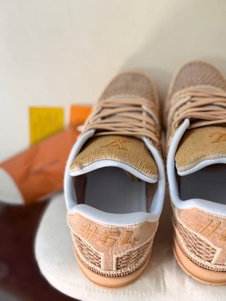 Zapatillas Louis Vuitton Beige y Marrón