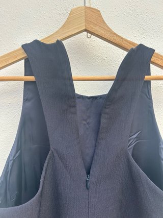 Vestido Massimo Dutti sin mangas azul