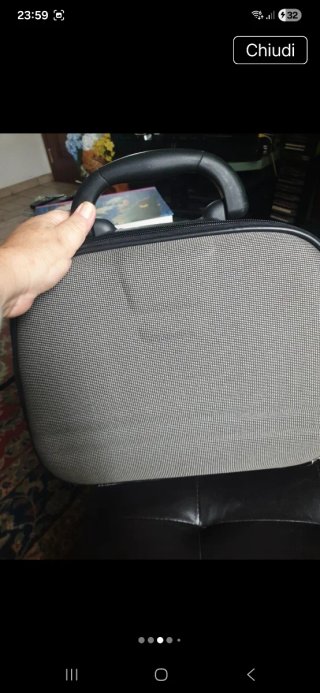 Beauty case rigido GMV grigio