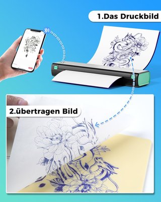 Phomemo M08F impresora termica tatuajes