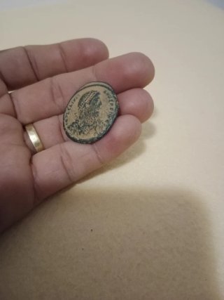 Moneda Romana Rara Doble Maniola Julián II
