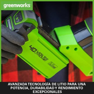 Greenworks batería 40V 2Ah recarga rápida