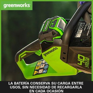 Greenworks batería 40V 2Ah recarga rápida