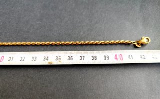 Cadena Cordón Vintage Oro amarillo