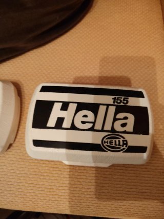 Originales Hella 155 tapas Nuevas made in Germany