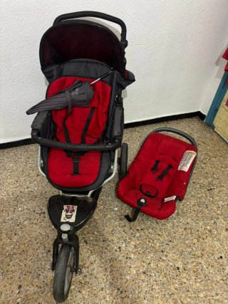 Carro de bebé y silla de coche