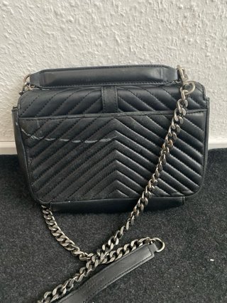 Bolso YSL Negro Piel Matelassé Cadena