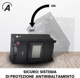 ARDES estufa gas infrarrojos calefacción interior