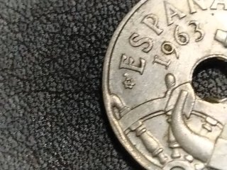 Error Moneda 50 céntimos 1963 63* España con rombo