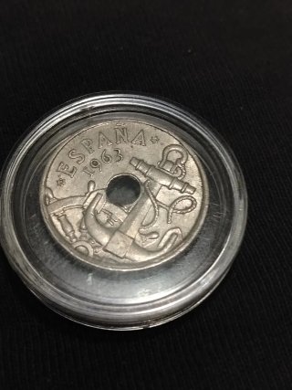 Error Moneda 50 céntimos 1963 63* España con rombo