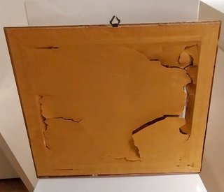 R. Del Vecchio Foglia d'oro dipinta a mano