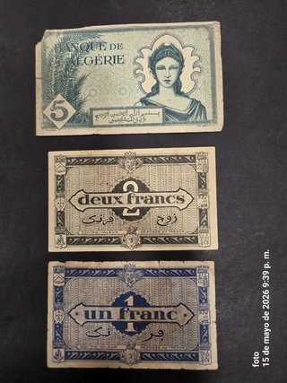 Lote Billetes Argelia.