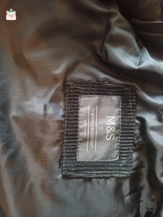 Chaleco M&S azul marino pana Hombre