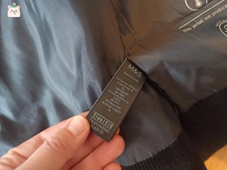Chaleco M&S azul marino pana Hombre