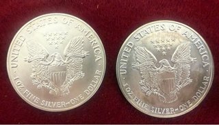 5 onzas plata pura 999 liberty, libertad maple etc