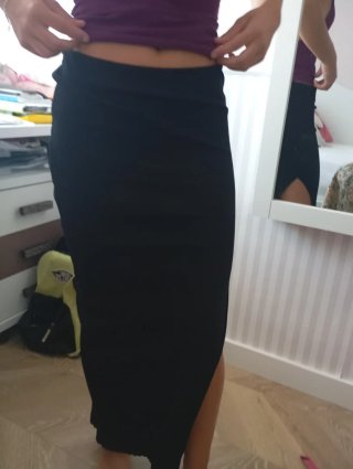 Falda Bershka punto negra mujer Talla XS