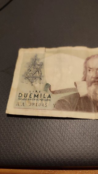 5000 Lire Italiane Banconota
