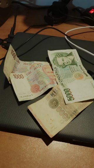 5000 Lire Italiane Banconota
