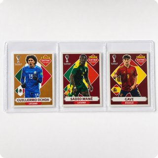 Pack 3 Extra Stickers Panini Mundial 2022