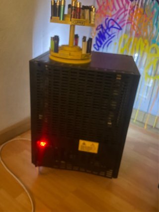Nevera expositora Burn original con luz LED