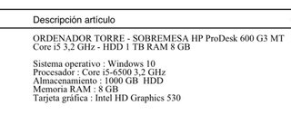 HP ProDesk Mini i5 8GB RAM