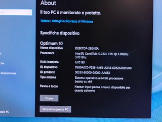 HP P6-2012itm PC Desktop i5 160/6gb Windows 10