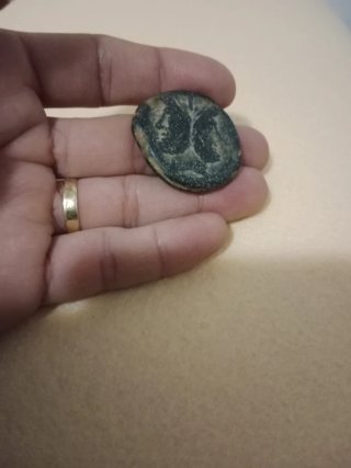 Moneda As de Jano Grande República Romana