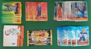 80 Lamincards Dragon Ball Z serie X Metal