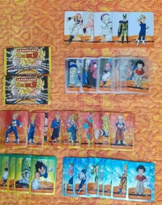 80 Lamincards Dragon Ball Z serie X Metal