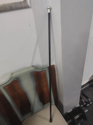 Bastón antiguo con camafeo
