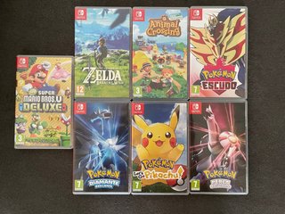 Lote 7 Juegos Nintendo Switch