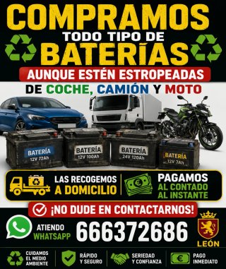 Baterías Coche, Camión y Moto