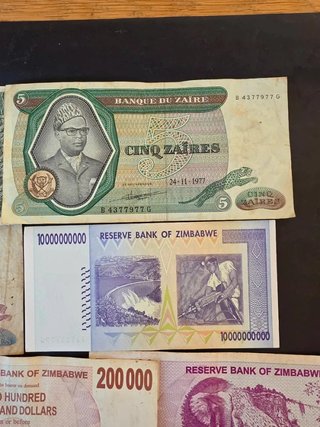 Extraordinario  Lote 22 Billetes África. Todo ....