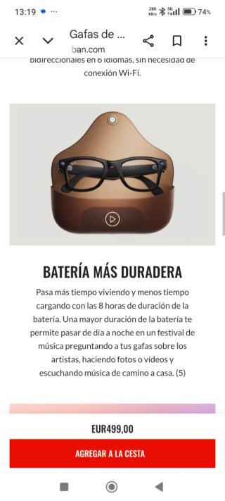 Gafas Ray-Ban Meta Gen 2