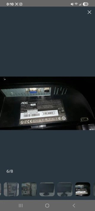 Monitor AOC Negro
