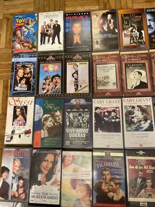 Lote 45 Películas VHS  Clásicos y años 80-90