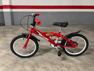 Bicicleta infantil rossa Scalextric 16"