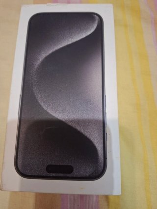 Caja vacía iPhone 15 Pro