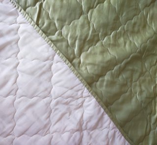 Edredón cama 1,35m verde