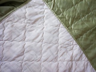 Edredón cama 1,35m verde