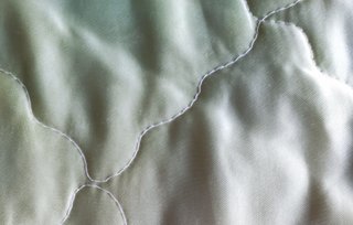 Edredón cama 1,35m verde
