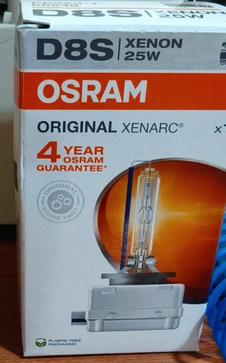 Bombilla Xenon D8S OSRAM 25W