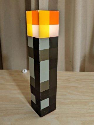 Antorcha Minecraft Decorativa