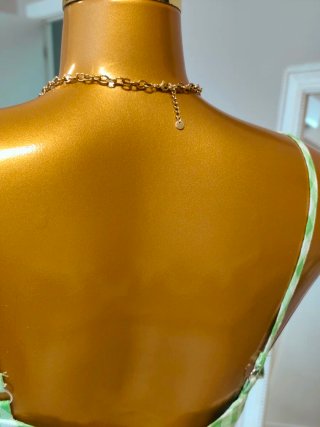 Collar Pescaíto Cerámica Cadena Acero