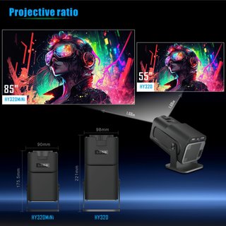 Mini Proyector HY320 LCD 5G WIFI