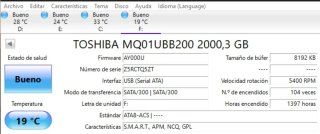 Disco Duro Externo Toshiba 2TB