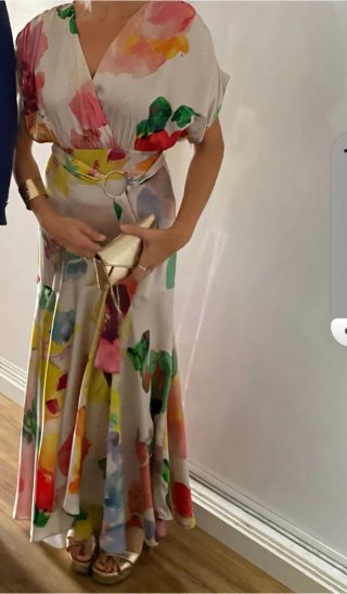 Vestido estampado floral
