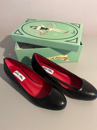 Zapatos Lulu Hun Negros Talla 40